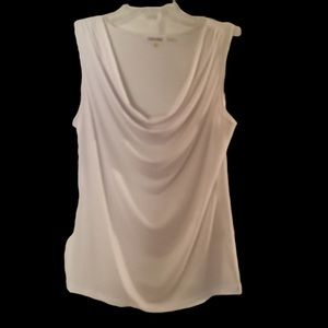 Calvin Klein Petite Sleeveless Cowl Neck top